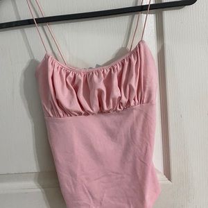 Pink crop top